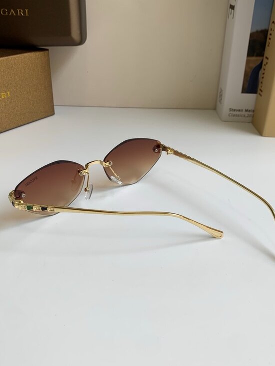 Bvlgari Serpenti Rimless Gradient Brown Sunglasses main image 2